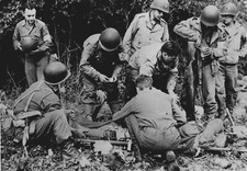 US ww2 Medic 9th Utah Normandy Army wh All Day Omaha 29th 1st Lorraine Metz