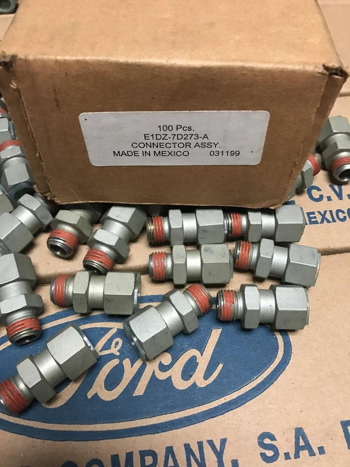 Ford Lincoln Mercury Transmission Cooler Line Connector / Coupler E1DZ7D273A OEM - Image 4 of 4