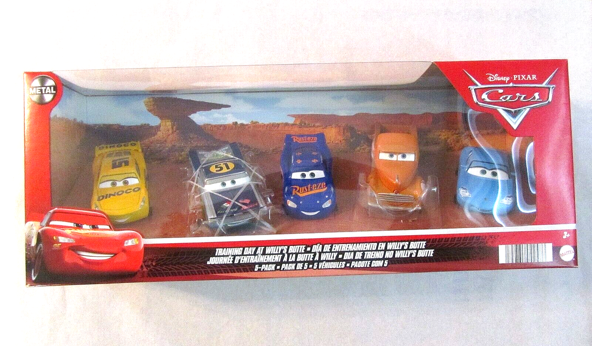 Disney Pixar Cars TRAINING DAY AT WILLY'S BUTTE 5-PACK Sally, Smokey,  Ramone+