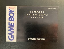 Nintendo Game Boy Owner's Manual ONLY DMG-GB-USA-1 COMPACT VIDEO GAME SYSTEM