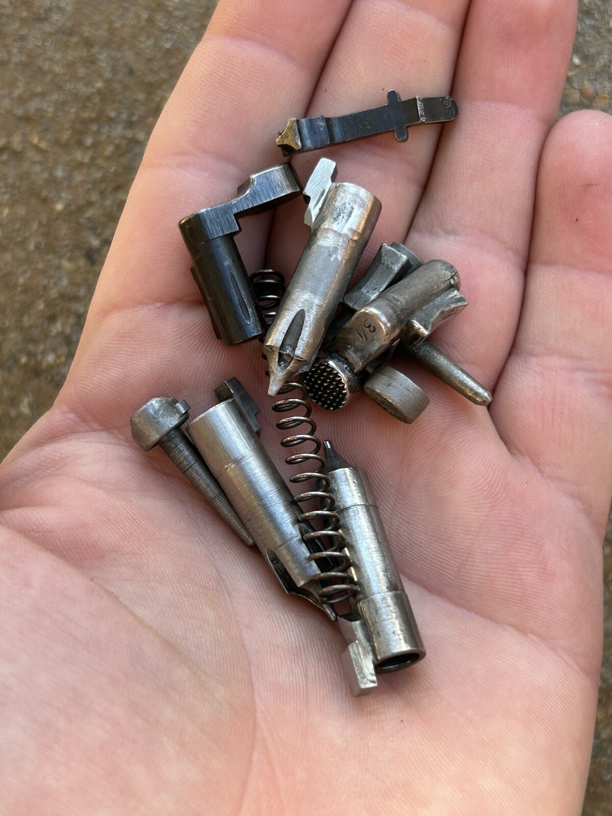 WW1 WW2 German Luger P08 Small Parts Lot Takedown Levers & More! eBay