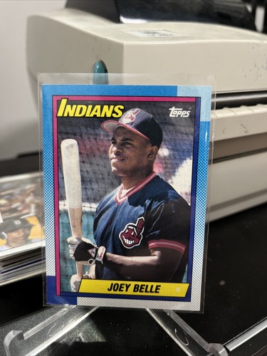 1990 Topps Baseball Joey Belle #283 Cleveland Indians RC - 第 1/2 張圖片