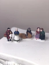 Dept 56 Dickens' Village "FEZZIWEGS and FRIENDS" #59285 (Set of 3) + Thatcher