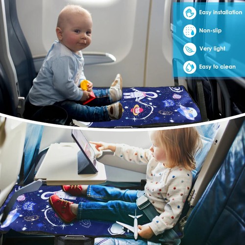 Kids Airplane Footrest Travel Baby Airplane Bed Foot Rest Hammock Toddler Bed - Picture 5 of 12