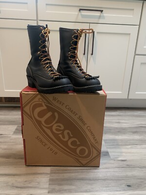 Wesco Jobmaster Black Boots #110100 065 D. New, Women s Size 8.