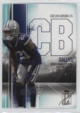 2024 Topps Signature Class Rookies Teal 134/225 Caelen Carson #95 8d2