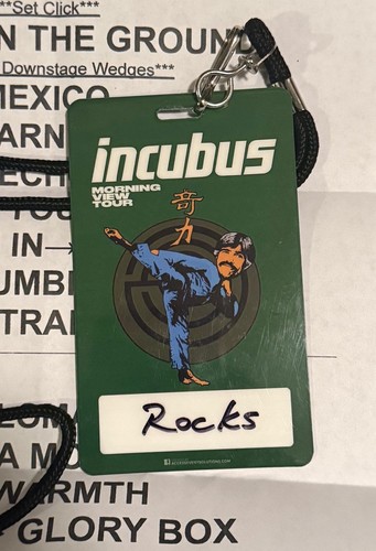 INCUBUS - RED ROCKS AMPHITHEATRE 7/10/2025 Concert Setlist & VIP Pass Colorado - Picture 3 of 3