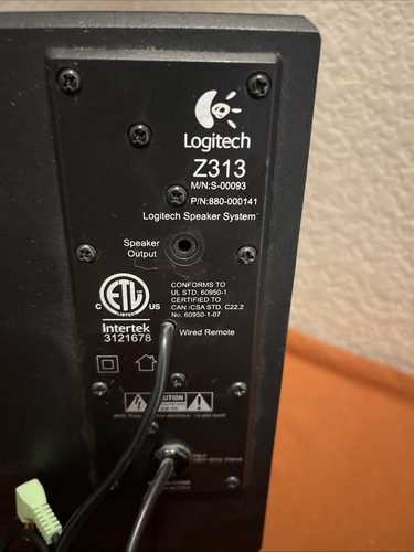 Logitech Z313 2.1 Multimedia Speaker System with Subwoofer & Wired Controller - Picture 5 of 8