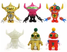 Getcharri Robo & Mecha Pipo 2 Complete Set of 6 Figures Toys