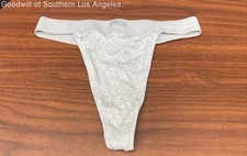 SKIMS Women  s Light Heather Grey Thong Panties w/Tags - Size S