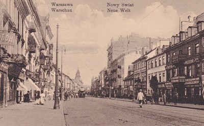 AK Warschau, Warszawa, Neue Welt, Nowy Swiat