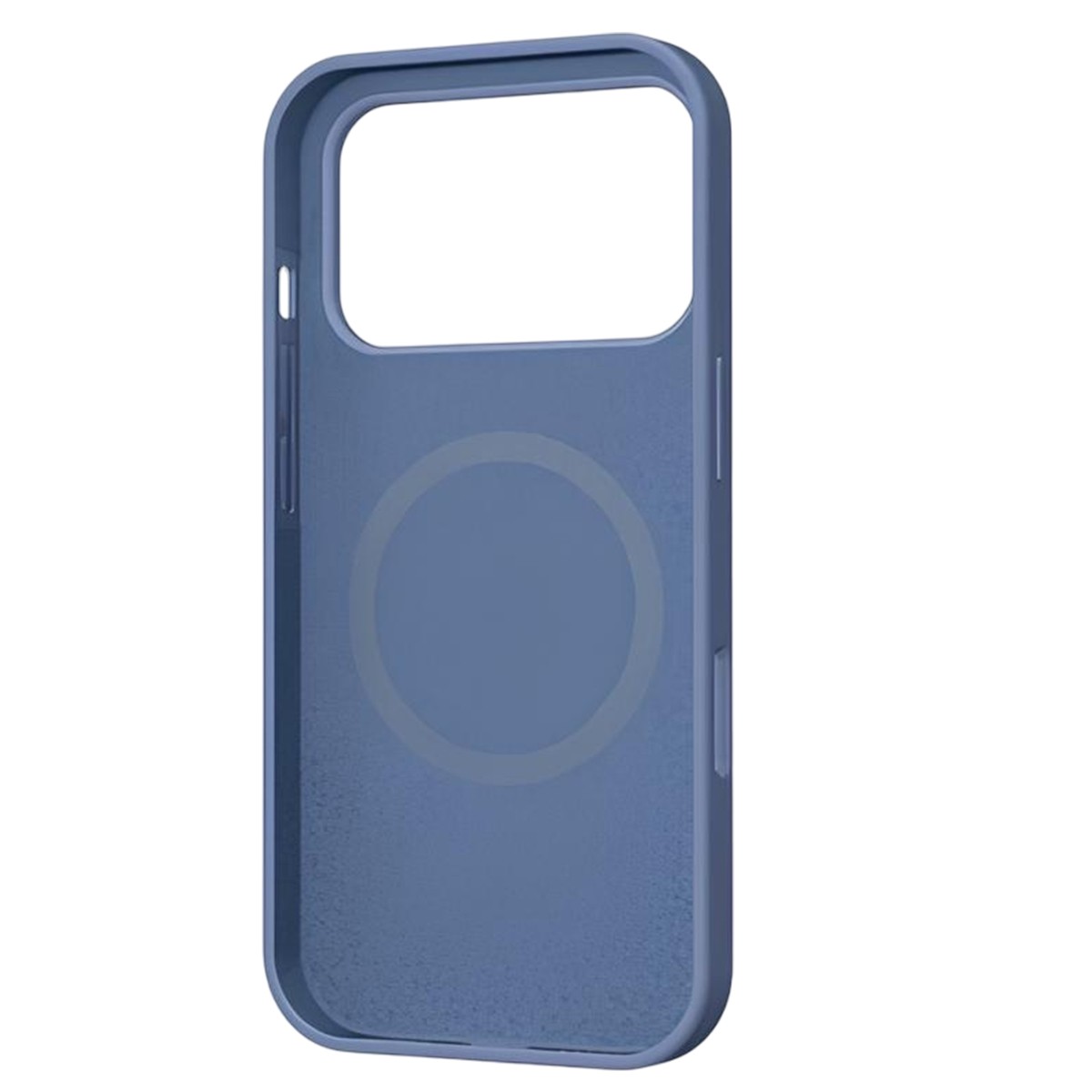 Coque iPhone 17 Pro silicone bleu premium aux finitions haute précision - 4
