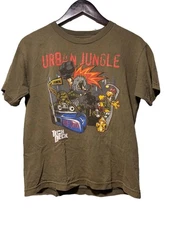 Vintage 90s Y2K Tech Deck Urban Jungle Graphic T Shirt Adult Size Small