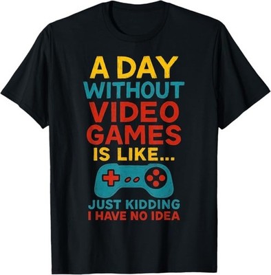 Funny Gamer Saying Graphic Tee Men Boys Teens Video Gaming T-Shirt