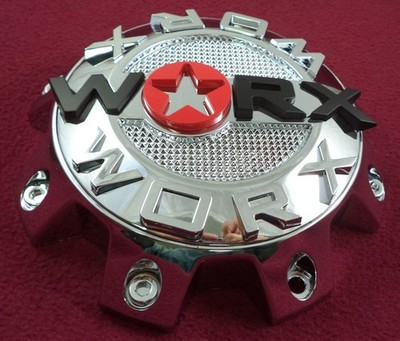 Worx Wheels Chrome Custom Wheel Center Cap # WRX-8808 / 62722090F-2 (1)