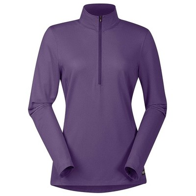 KERRITS Women's Ice Fil Lite Purple Long Sleeve Riding Shirt (40423PURPLE)