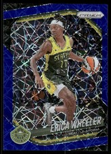 2025 Panini Prizm WNBA #125 Erica Wheeler Blue Velocity Prizms
