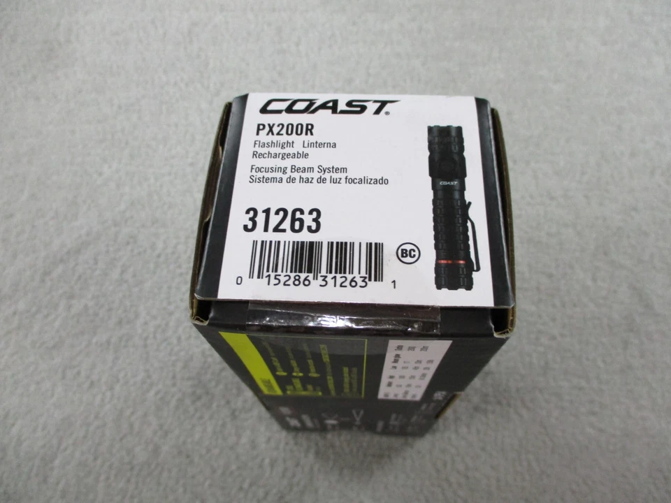 Фонарик Coast PX200R 2000 лм система фокусировки луча перезаряжаемый - Изображение 3 из 3