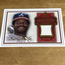 2009 SP Legendary Cuts - Legendary Memorabilia Ken Griffey Sr. #LM-KG Red /75  
