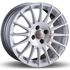 Alufelgen OZ RACING SUPERTURISMO WRC 15" 6.5J 5x100 ET 35 68 RACE WHITE RED LETT
