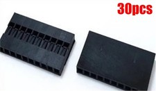 30Pcs 10P Dupont Jumper Wire Cable 2.54MM Pitch Housing Female Pin Connector ap