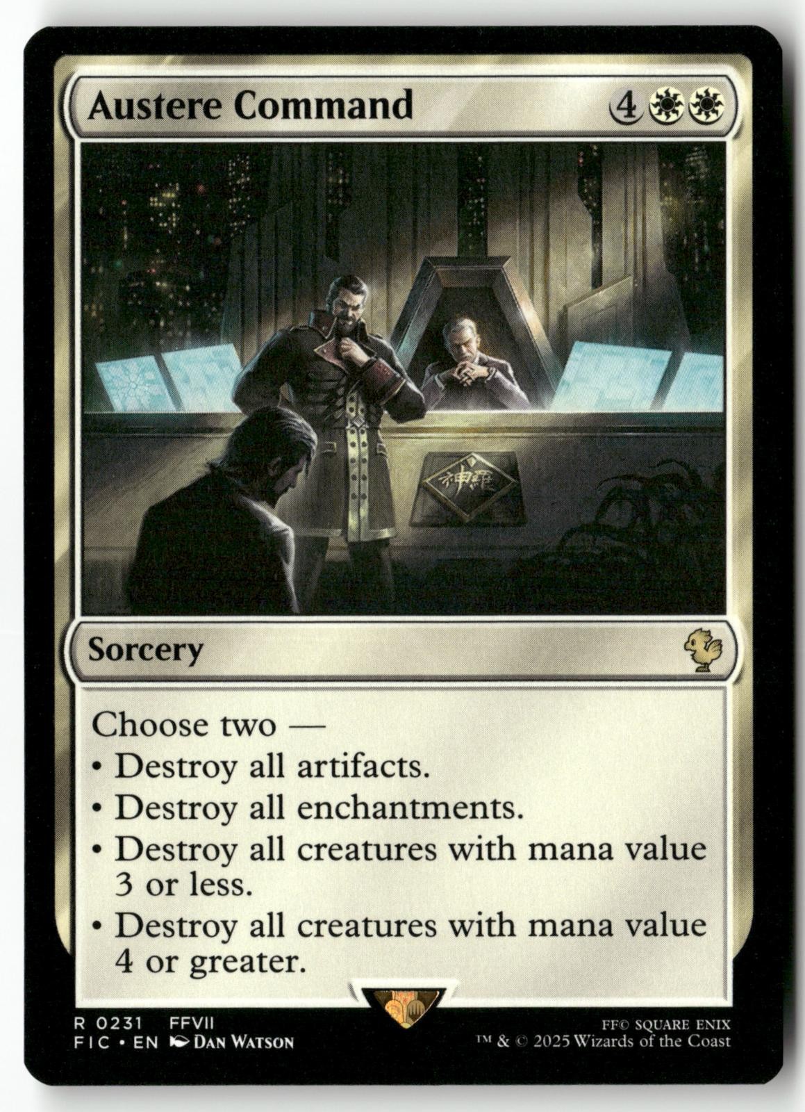 Austere Command 231 Magic: The Gathering Commander: FINAL FANTASY 2025