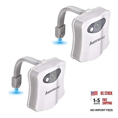 Toilet Night Light, Toilet Bowl Light, Motion Sensor Activated LED Night 