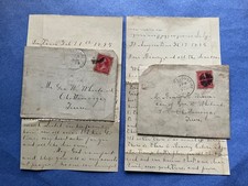 1895 ST AUGUSTINE/DAYTONA FLORIDA LETTERS CHATTANOOGA TN WHELAND DEATH MOURNING!