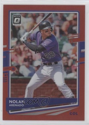 2020 Panini Donruss Optic Red Prizm 12/60 Nolan Arenado #149 0e1b