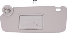 Left Sun Visor For Chevrolet Bolt Ev 2017-2021 Gray