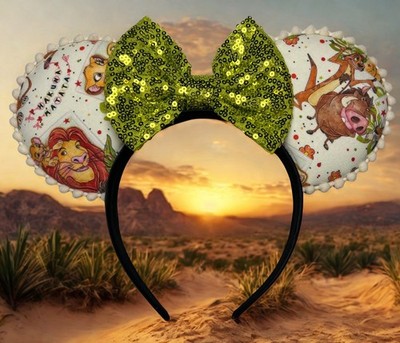 Lion King Inspired Mouse Ears/Assorted Characters/Simba/Pumba/Mufasa/Timon