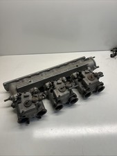 Jaguar Xke E Type Xk Triple Webber Carburetors With Manifold 40dcoe18 Jaguar Xke E Type Xk Triple Webber Carburetors With Manifold 40dcoe18
