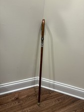 Vintage German Trail Walking Stick Hiking Accessory with Trail Tags