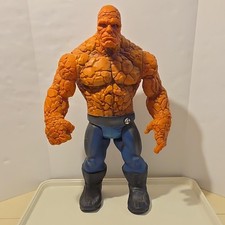 ToyBiz Marvel Fantastic Four The Thing Action Figure Orange Blue Black 2005 26"