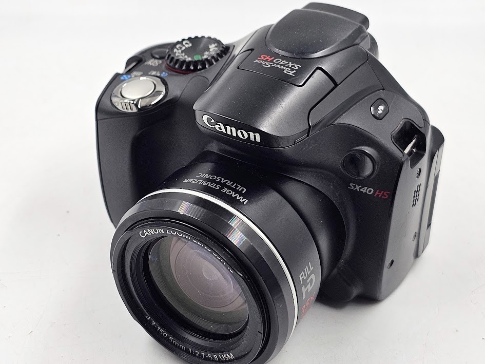 Canon PowerShot SX40 HS 12.1 MP Digital Camera Black - Working