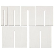 6Pcs Bow Maker Templates Wooden Bow Maker Wood Bow Tie Boards Ribbon Bow Making