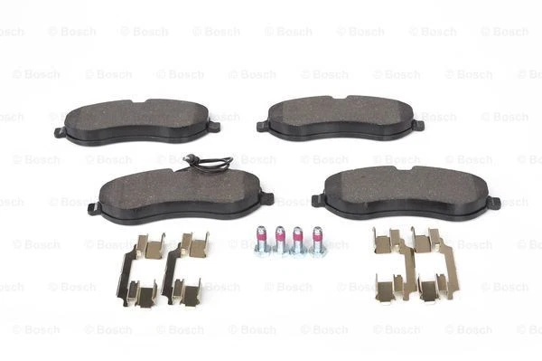 Bosch Front Brake Pads for Fiat Scudo 270 2L Diesel RHK 2007 - 2016 - image 3 of 4