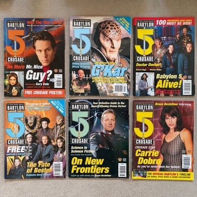 Titan - Babylon 5 Magazine - Job Lot 4 - 1999 - Issue 13 14 15 16 17 18