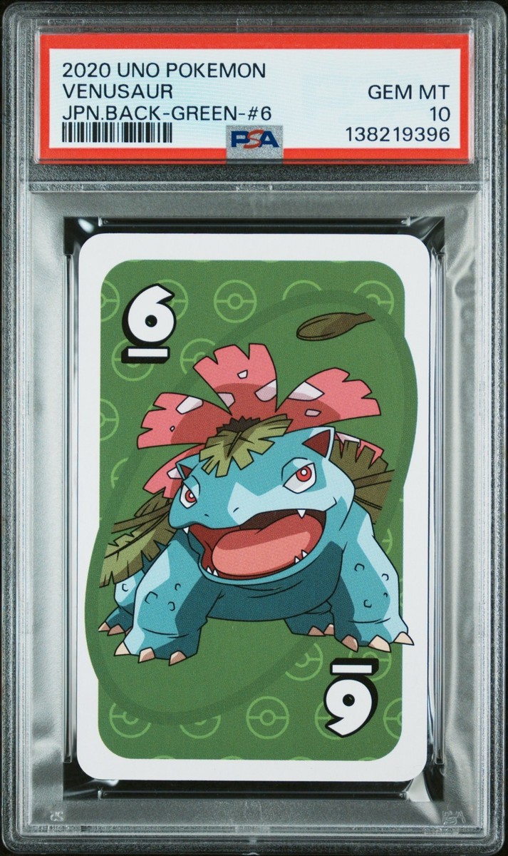 2020 Pokemon Uno PSA 10 Venusaur Green #6 Japanese | eBay