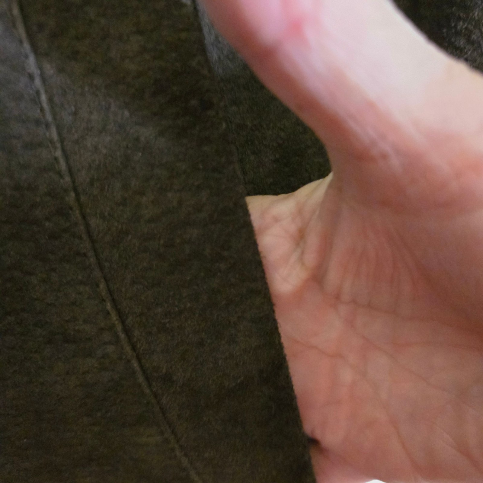 Phase Two Brown Suede Full Zip Collared Pocket Ja… - image 5