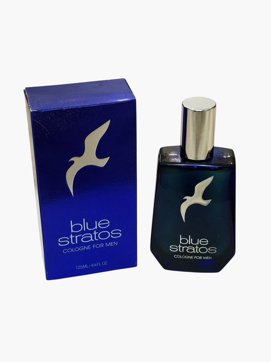 Rare Vintage Shulton Blue Stratos Cologne For Men 4.25oz 4 1/4
