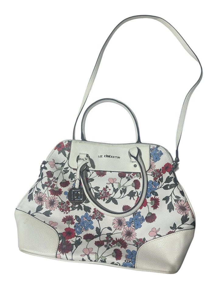 Cartera Liz Claiborne Lillian Dome para mujer Cartera Floral Primavera Bandolera Mango Foto 2 de 4