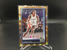 Diamond Miller 2025 Donruss WNBA Orange Laser 17 #/199 Minnesota Lynx