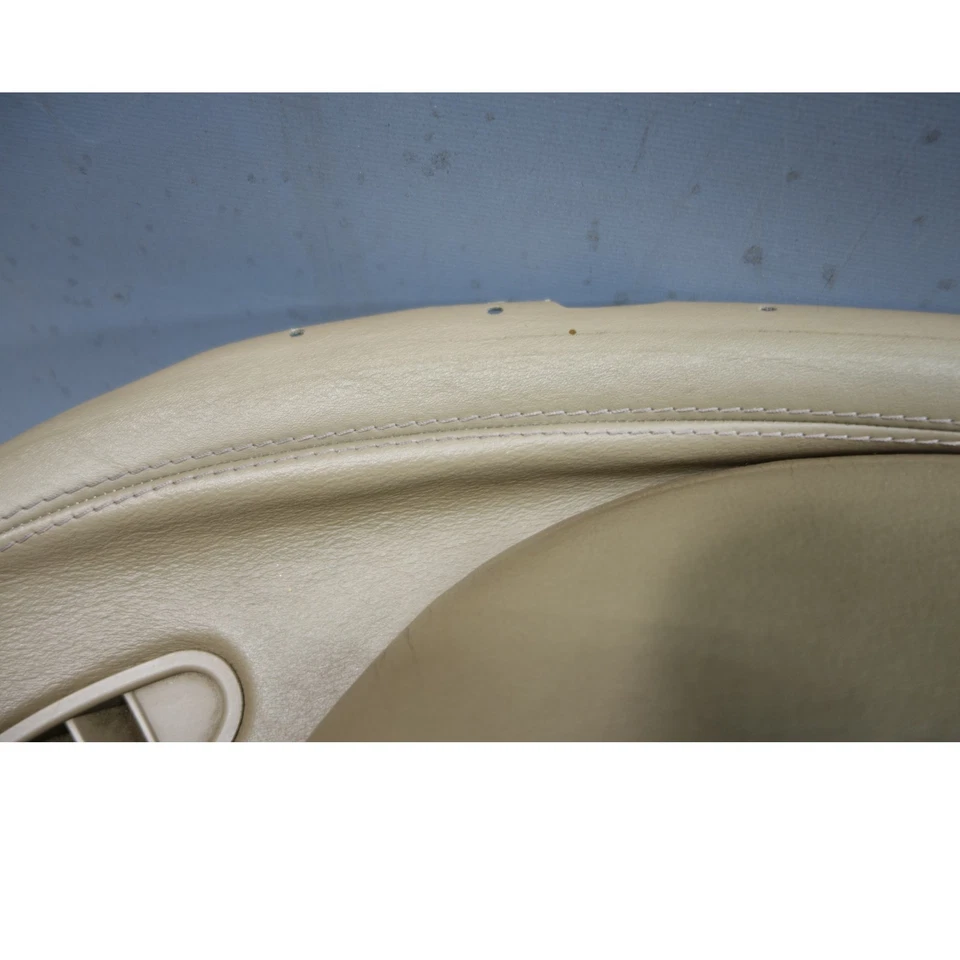 Damaged 1996-2002 BMW Z3 Left Dashboard Dome Insert Beige All Leather OEM - Imagem 4 de 4
