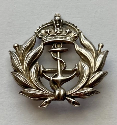 WW1 Royal Navy sweetheart badge brooch sterling silver