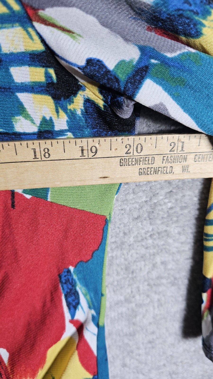 Style & Co Women Abstract Artsy Babydoll Top Womens Size XL Multicolor Ruched