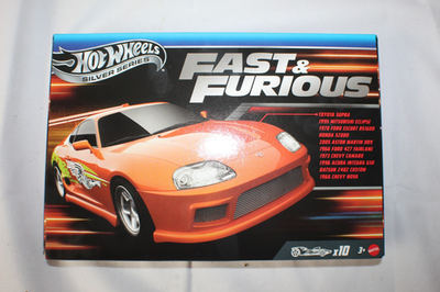 Hot Wheels Silver Series Fast & Furious 2025 Box Set of 10