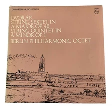 Dvorak String Sextet & Quintet vinyl Berlin Philharmonic Octet Classical