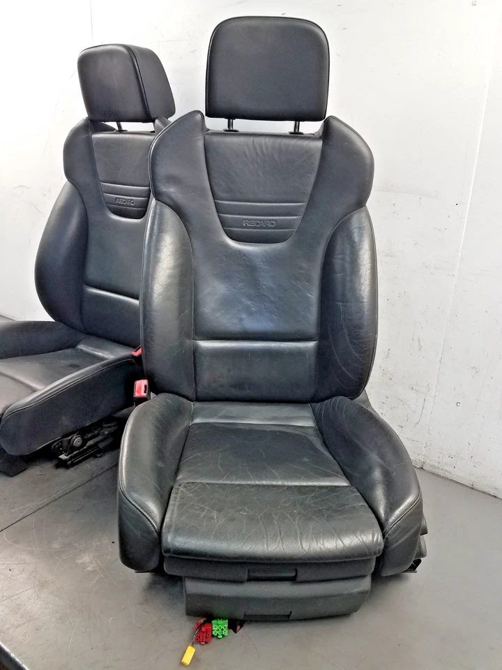 Audi S4 B7 Avant Recaro 2006 juego de asientos delanteros de cuero térmico eléctrico #2021 J3 Foto 2 de 4