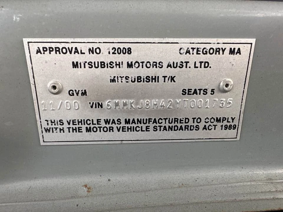 2000 Mitsubishi Magna Verada Front Wiper Motor TF TH TJ TL 96-05 #B683 - image 2 of 4